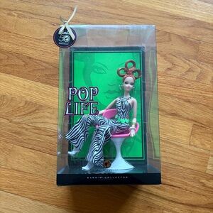BARBIE Gold Label Collector Pop Life Green Doll